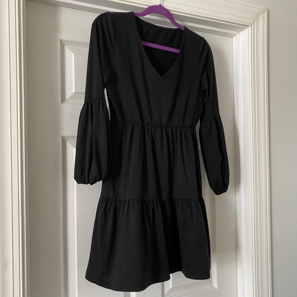 Long Sleeve Dress with Tiers